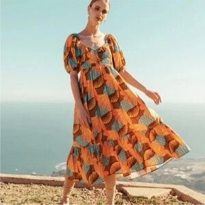 Cleobella Jesse Midi Dress Sz S